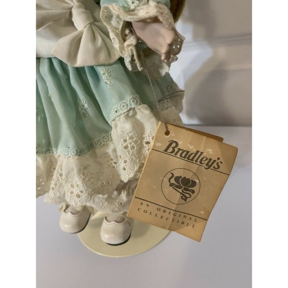 Vintage Porcelain‎ Bradley’s Doll Big Eye Girl 14” Thomasina - Picture 2 of 11